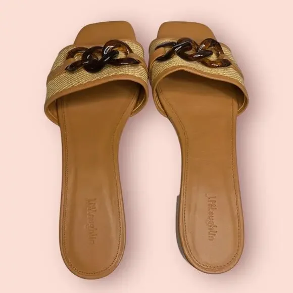 J. McLaughlin Adima Sandal Slip-ons Women Leather Sz 11 - Picture 4 of 10